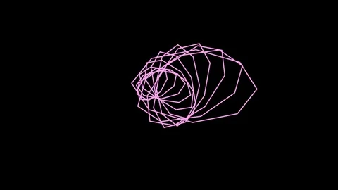 Abstract Kaleidoscope Design Stock Footage 296615412