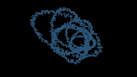 Abstract Kaleidoscope Design Stock Footage 296615541