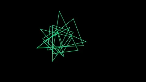 Abstract Kaleidoscope Design Stock Footage 296615775