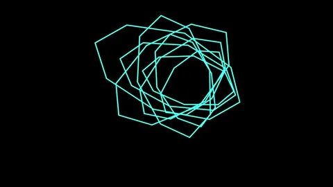 Abstract Kaleidoscope Design Stock Footage 296616506