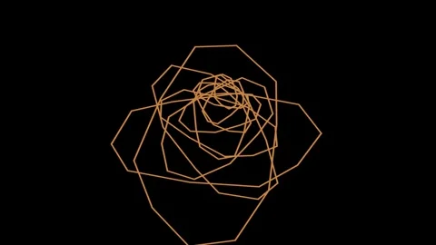 Abstract Kaleidoscope Design Stock Footage 296617468