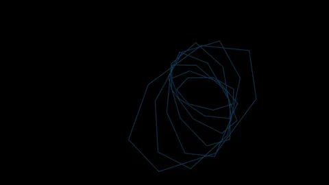 Abstract Kaleidoscope Design Stock Footage 296619175