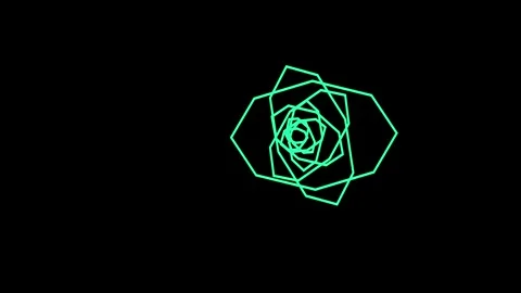 Abstract Kaleidoscope Design Stock Footage 296622435