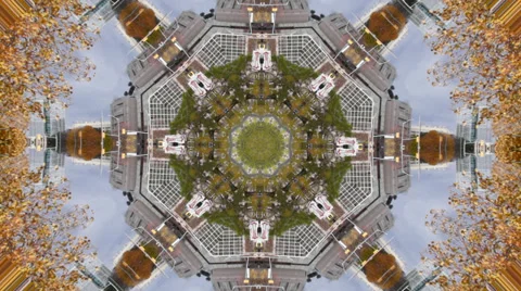 Abstract-Kaleidoscope Stock Footage 32814756
