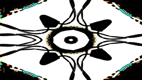 Abstract kaleidoscope Stockbeeldmateriaal 91514873