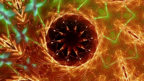 Abstract kaleidoscope Stock Footage 128019367