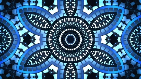 Abstract Kaleidoscope Stock Footage 252560080
