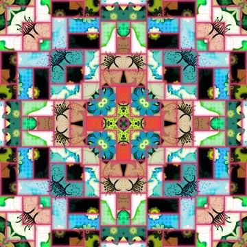 Abstract Kaleidoscope Stock-Illustration