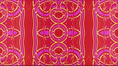 Abstract kaleidoscope loop Stock Footage 295758814