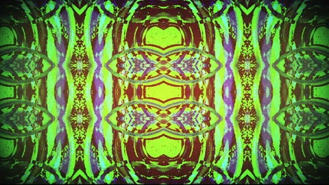 Abstract kaleidoscope loop Stock Footage 296005091