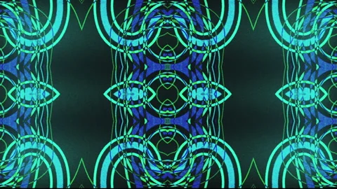 Abstract kaleidoscope loop Stock Footage 296005127