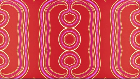 Abstract kaleidoscope loop Stock Footage 296005486