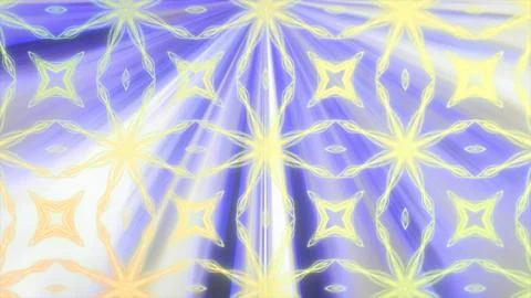 Abstract Kaleidoscope Mandala Light Pattern Overlay Stock Illustration