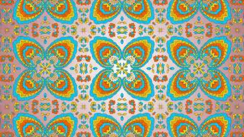 Abstract kaleidoscope motion background design Stock Footage 132230184