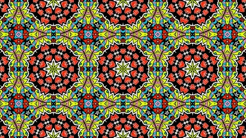Abstract kaleidoscope motion background design Stock Footage 132230600