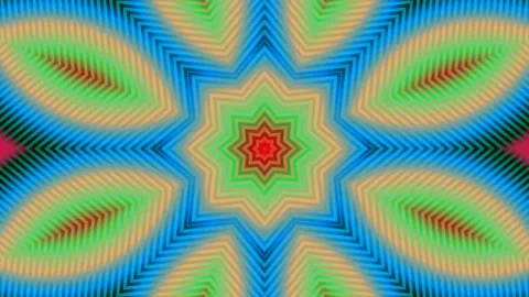 Abstract kaleidoscope motion background design Stock Footage 132231614