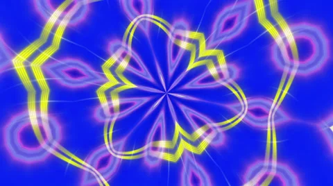 Abstract kaleidoscope motion background, loop Stock Footage 36678706