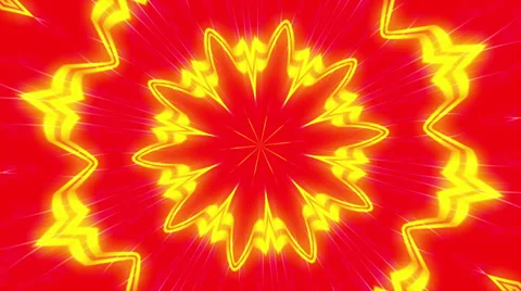 Abstract kaleidoscope motion background, loop Stock Footage 36679057