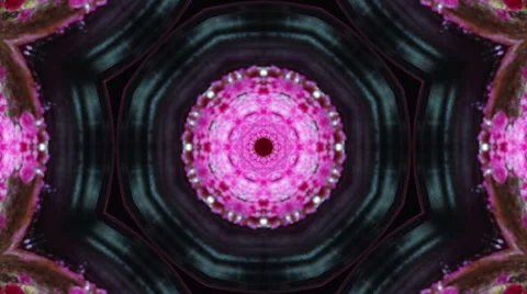 Abstract Kaleidoscope In Motion Stock Footage 57316797