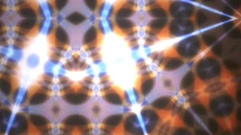 Abstract Kaleidoscope Motion Graphics Featuring Shifting Geometric Patterns.. Stock Footage 341796133