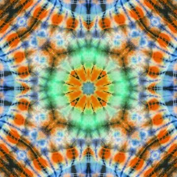 Abstract kaleidoscope or endless pattern. Stock Illustration
