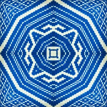 Abstract kaleidoscope or endless pattern. Foto stock