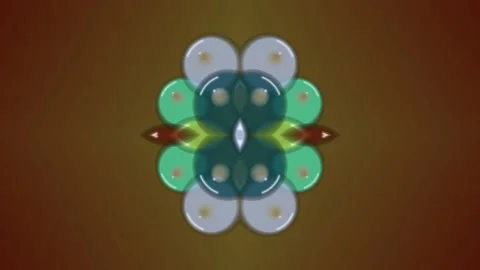 Abstract Kaleidoscope Pattern Animation Loop. Video stock 329927411