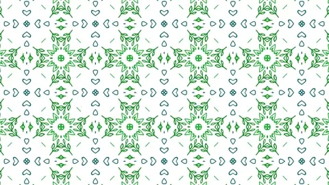 Abstract kaleidoscope pattern background Stock Footage 154580898