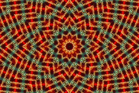 Abstract kaleidoscope pattern background 스톡 일러스트