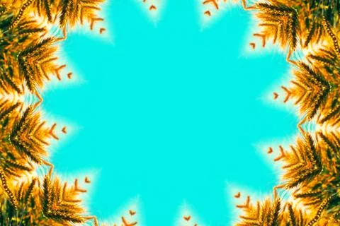 Abstract kaleidoscope pattern background Foto stock