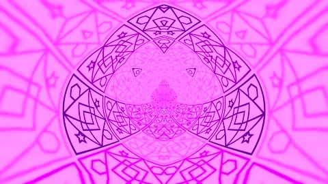 Abstract Kaleidoscope Pattern Stock Footage 289128945