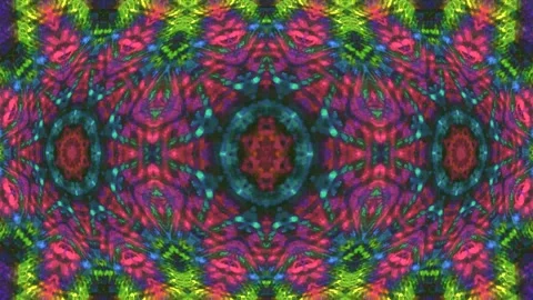 Abstract Kaleidoscope Pattern Stock Footage 289131898