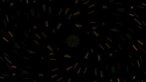 Abstract Kaleidoscope pattern with full colors. Magic mandala. 4k Stock Footage 297098233