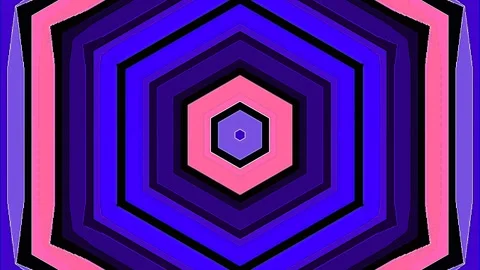 Abstract Kaleidoscope pattern with full colors. Magic mandala. 4k Video stock 298033836