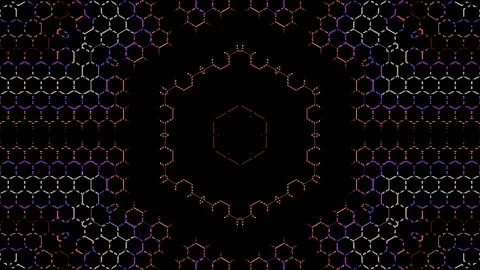 Abstract Kaleidoscope pattern with full colors. Magic mandala. 4k Stock Footage 298222255