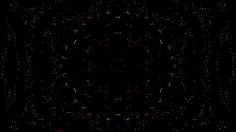 Abstract Kaleidoscope pattern with full colors. Magic mandala. 4k Stock Footage 303066942