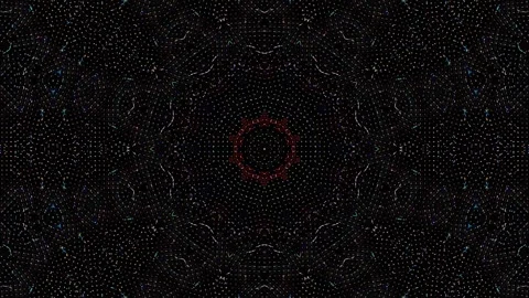 Abstract Kaleidoscope pattern with full colors. Magic mandala. 4k Stock Footage 303067066