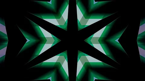 Abstract Kaleidoscope pattern with full colors. Magic mandala. 4k Stock-Footage 303080522