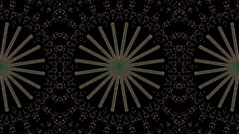 Abstract Kaleidoscope pattern with full colors. Magic mandala. 4k Stock Footage 303996135