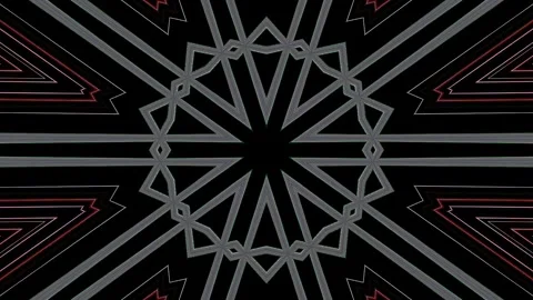 Abstract Kaleidoscope pattern with full colors. Magic mandala. 4k Stock Footage 303996189
