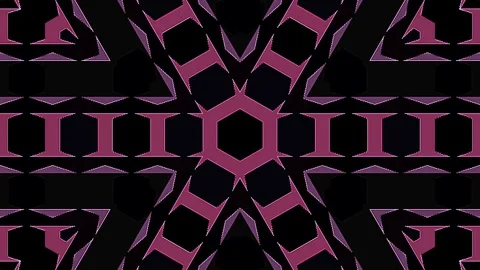 Abstract Kaleidoscope pattern with full colors. Magic mandala. 4k Stock Footage 309857648