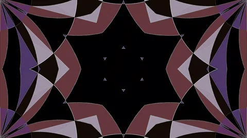 Abstract Kaleidoscope pattern with full colors. Magic mandala. 4k Stock Footage 310888339