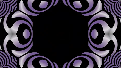 Abstract Kaleidoscope pattern with full colors. Magic mandala. 4k Stock Footage 310888474