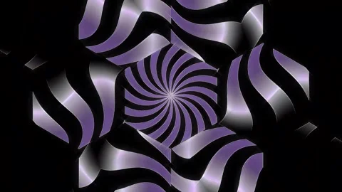 Abstract Kaleidoscope pattern with full colors. Magic mandala. 4k Stock Footage 310888535