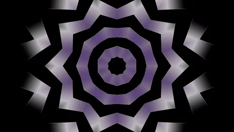 Abstract Kaleidoscope pattern with full colors. Magic mandala. 4k Video stock 310888711