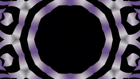 Abstract Kaleidoscope pattern with full colors. Magic mandala. 4k Video stock 310888875