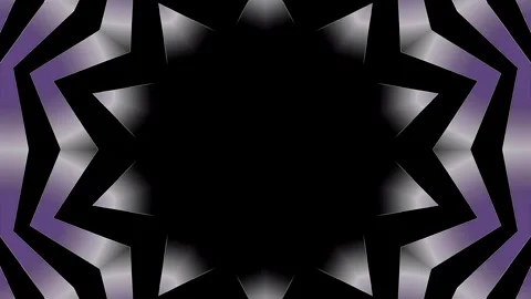 Abstract Kaleidoscope pattern with full colors. Magic mandala. 4k Stock Footage 310888876