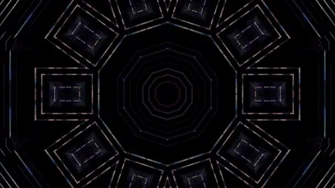Abstract Kaleidoscope pattern with full colors. Magic mandala. 4k Video stock 311515383