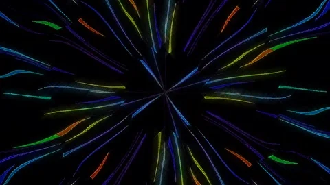 Abstract Kaleidoscope pattern with full colors. Magic mandala. 4k Stock-Footage 311795852