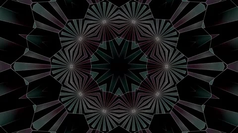 Abstract Kaleidoscope pattern with full colors. Magic mandala. 4k Stock Footage 311879488